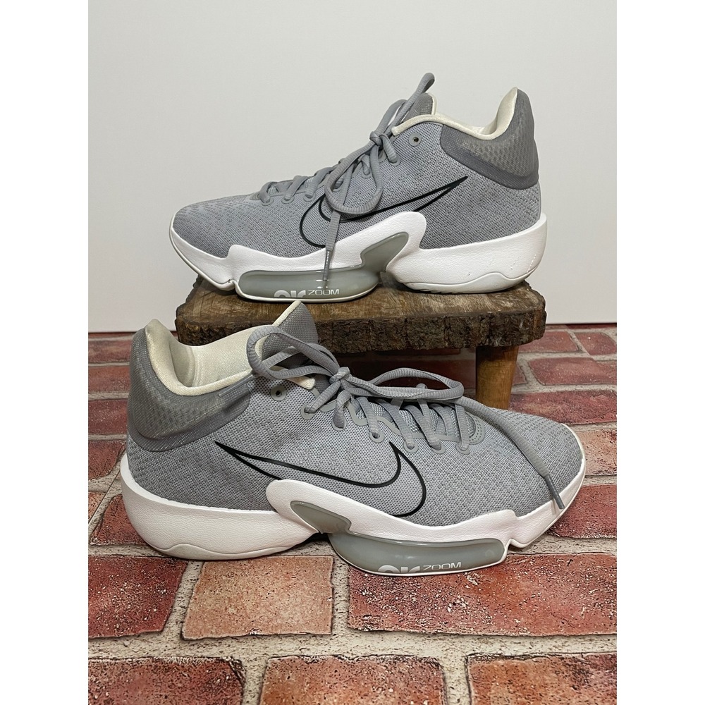 Nike Zoom Rize 2 Wolf Grey White Basketball Shoes CZ5023-003 Mens 8.5